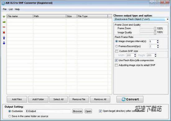 Ailt XLS to SWF Converter Ԥͼ