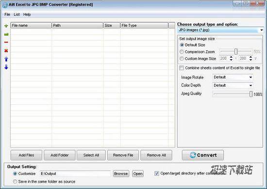 Ailt Excel to JPG BMP Converter Ԥͼ