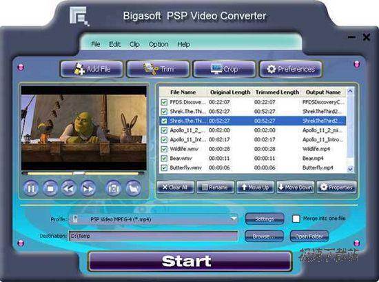 Bigasoft PSP Video Converter Ԥͼ