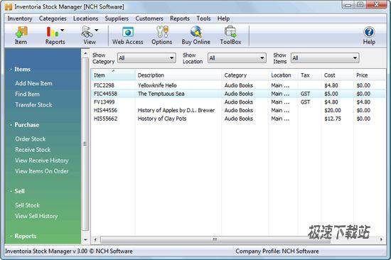 NCH Inventoria Stock Manager ͼƬ 01