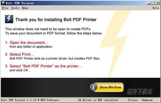 NCH Bolt PDF Printer Ԥͼ