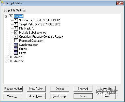 Folder Synchronize Script Editor Ԥͼ