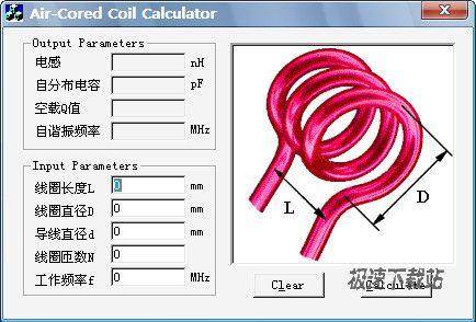 Air-Cored Coil Calculator Ԥͼ