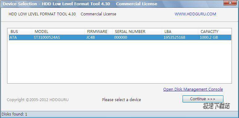 HDD LLF Low Level Format Tool 图片 01