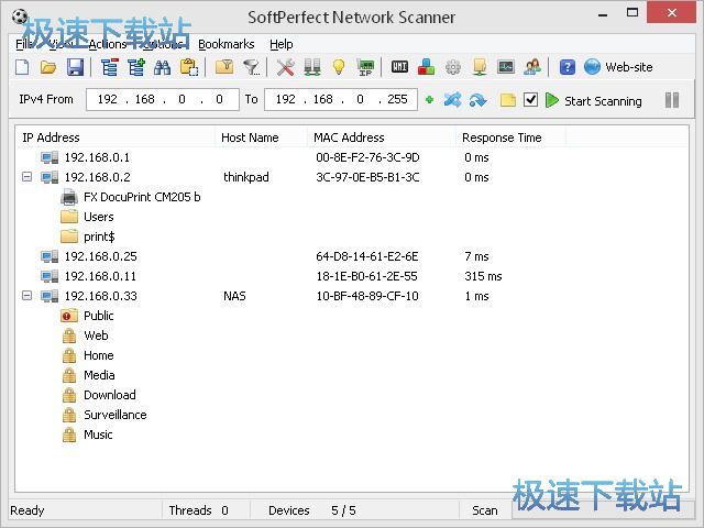 SoftPerfect Network Scanner 图片 01s
