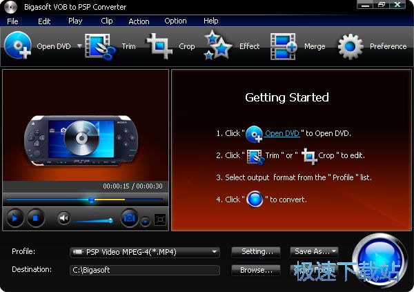 Bigasoft VOB to PSP Converter Ԥͼ