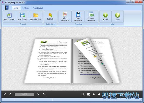 3D PageFlip for WORD Ԥͼ